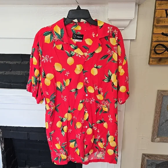 Original Use Lemon Print Shirt - Picture 1 of 9